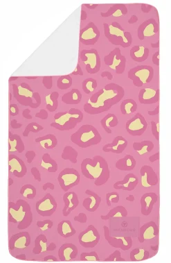Inknown Swim Active Hand Towel - Pink Leopard