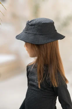 Kids Inknown Swim Daisy Swim Hat - Black Runch