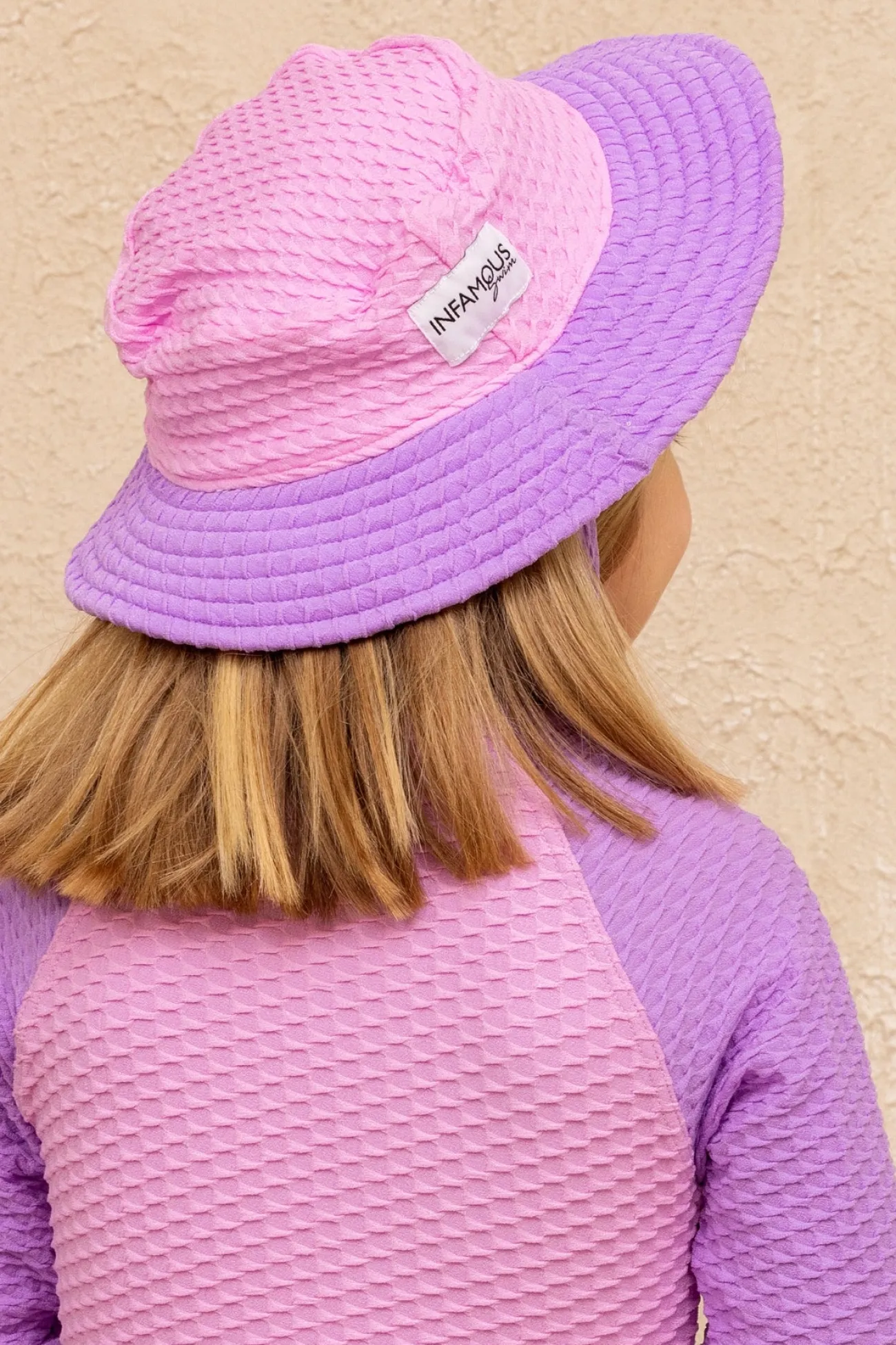 Kids Inknown Swim Daisy Swim Hat - Lilac Crystal