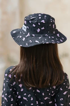 Kids Inknown Swim Daisy Swim Hat - Mellow Leopard