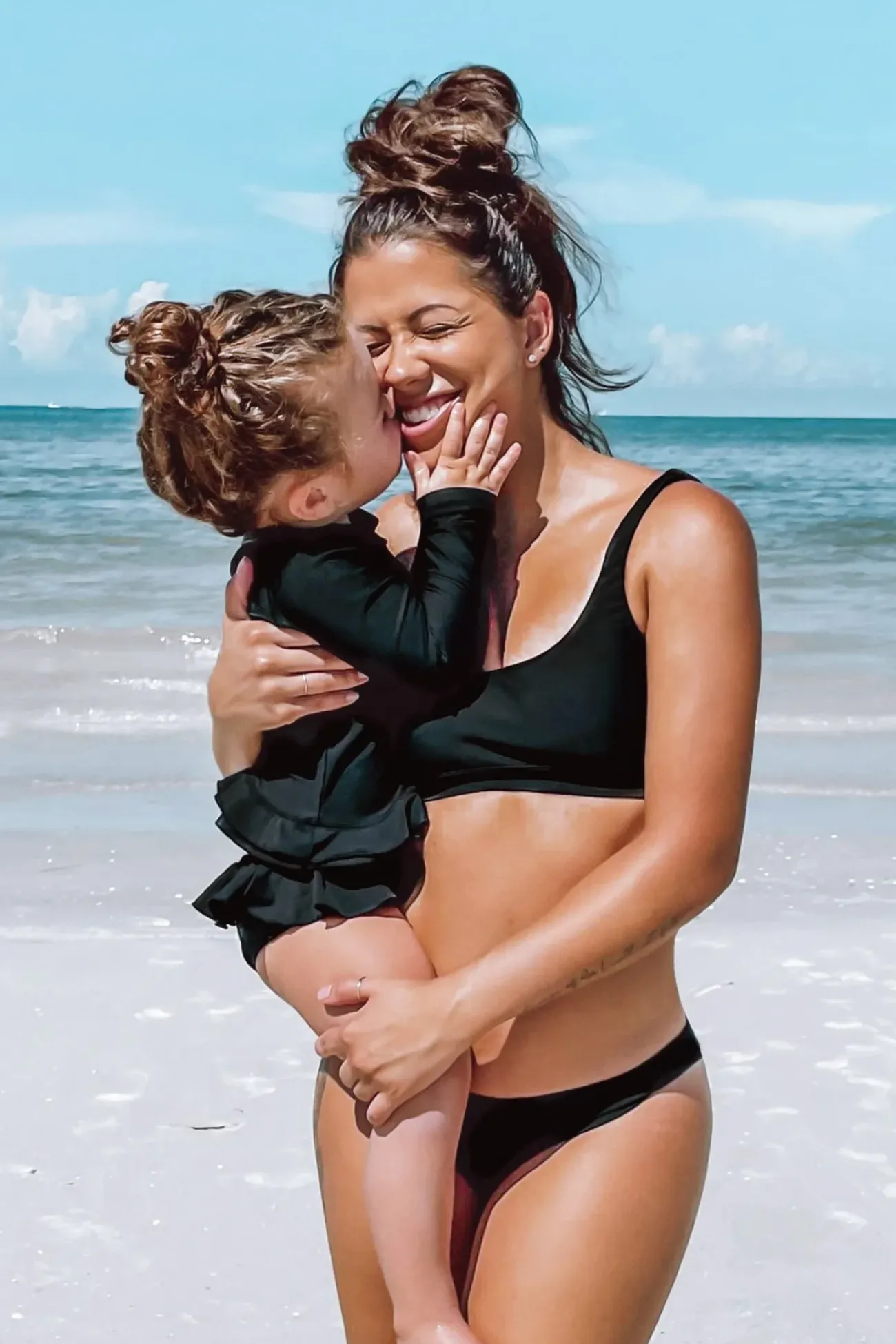 Inknown Swim Gia Bikini Top - Black on Black