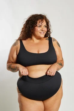 Inknown Swim Gia Bikini Top Curve - Black Runch