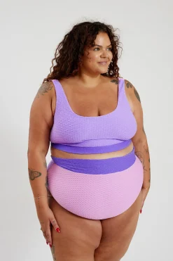 Inknown Swim Ginger Bikini Bottom Curve - Lilac Crystal