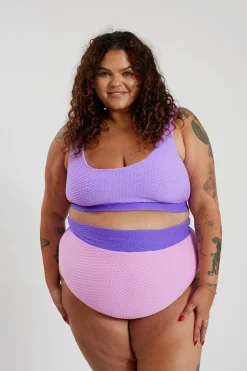 Inknown Swim Ginger Bikini Bottom Curve - Lilac Crystal
