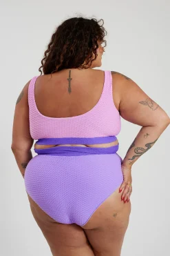 Inknown Swim Ginger Bikini Bottom Curve - Lilac Crystal