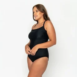 Inknown Swim Giselle Tankini Top - Black on Black