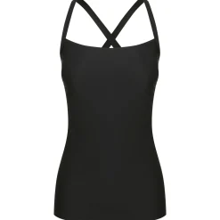 Inknown Swim Giselle Tankini Top - Black on Black