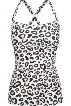 Inknown Swim Giselle Tankini Top - Safari Leopard