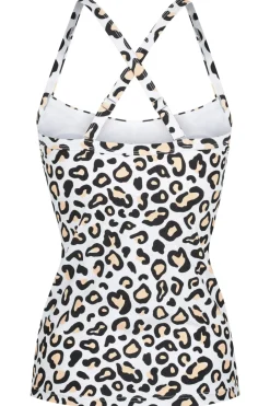 Inknown Swim Giselle Tankini Top - Safari Leopard
