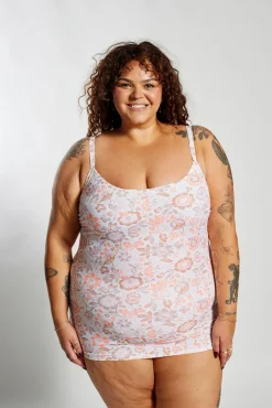 Inknown Swim Giselle Tankini Top Curve - Desert Bloom