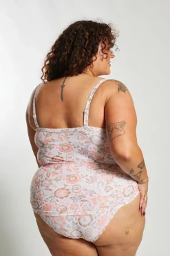 Inknown Swim Giselle Tankini Top Curve - Desert Bloom