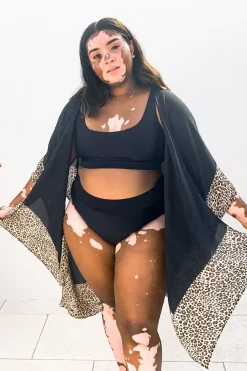 Inknown Swim Giulia Kimono/Kaftan - Luxe Leopard