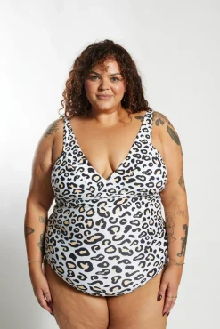Inknown Swim Gwen One Piece Curve - Safari Leopard