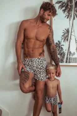 Inknown Swim Hank Board Shorts - Safari Leopard