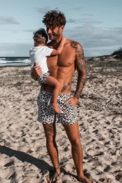 Inknown Swim Hank Board Shorts - Safari Leopard