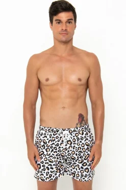 Inknown Swim Hank Board Shorts - Safari Leopard
