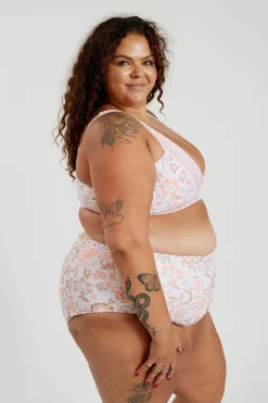 Inknown Swim Lola Bikini Top Curve - Desert Bloom