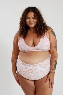 Inknown Swim Lola Bikini Top Curve - Desert Bloom