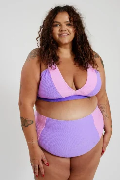 Inknown Swim Lola Bikini Top Curve - Lilac Crystal