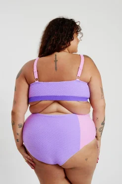 Inknown Swim Lola Bikini Top Curve - Lilac Crystal
