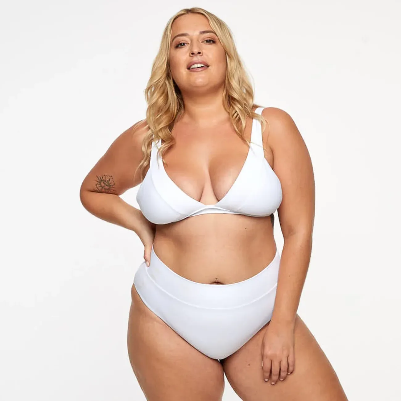 Inknown Swim Lola Triangle Top - Fresh White