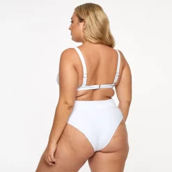 Inknown Swim Lola Triangle Top - Fresh White