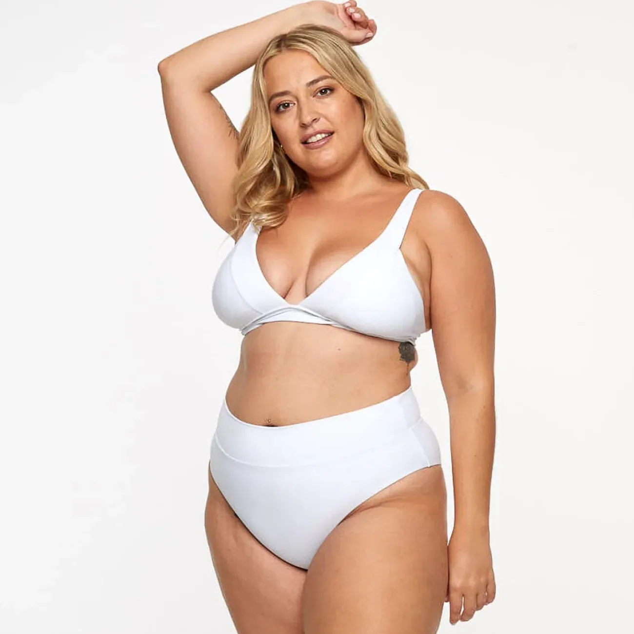 Inknown Swim Lola Triangle Top - Fresh White