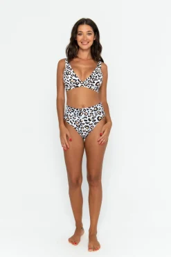 Inknown Swim Lola Triangle Top - Safari Leopard