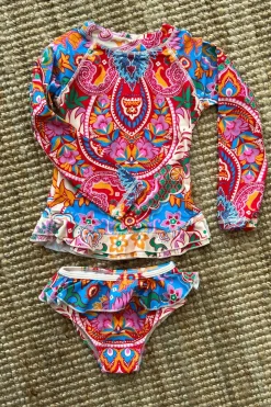 Kids Inknown Swim Mini Annie Rashie Set 02 - Infamous Carnival