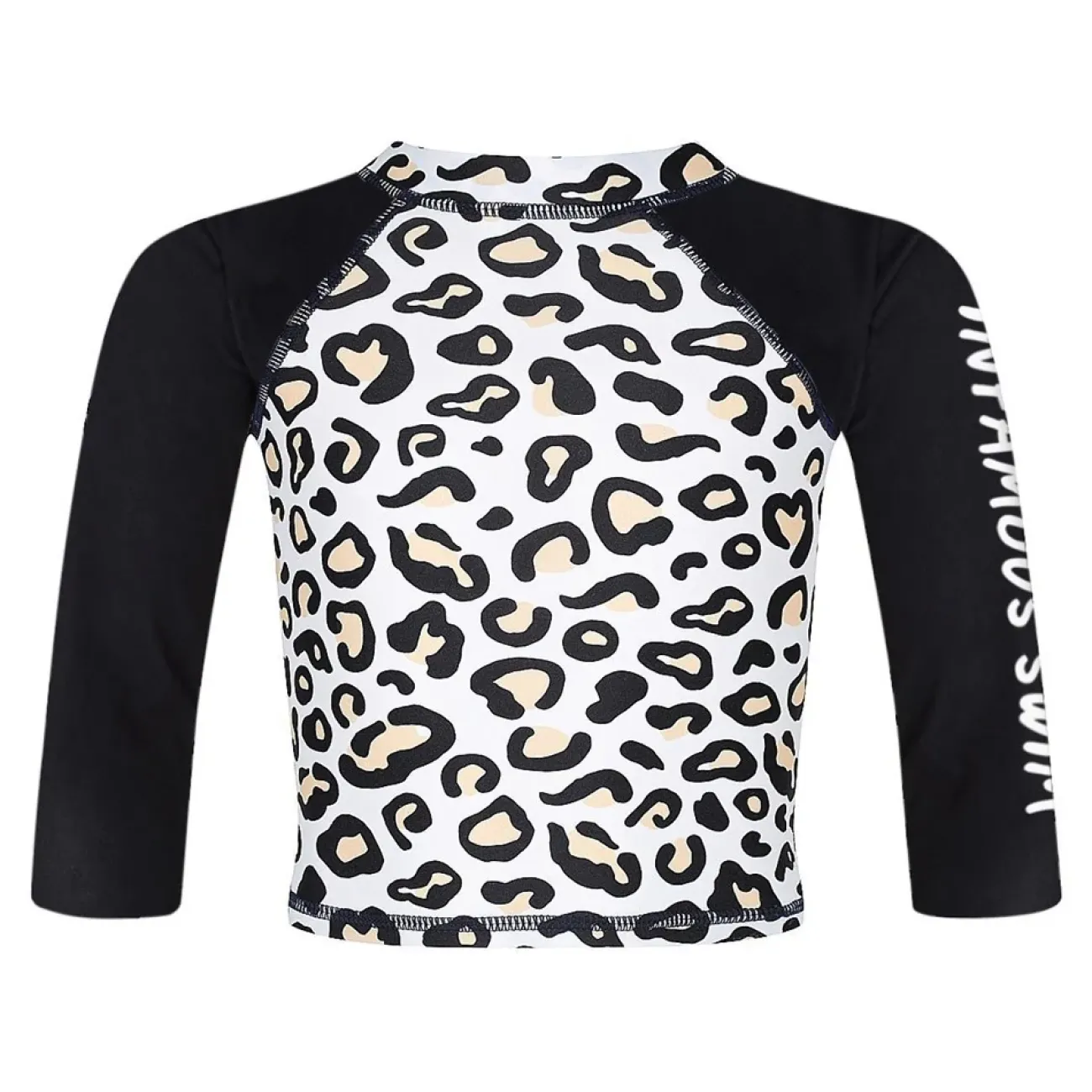 Kids Inknown Swim Mini Billy Rashie Top - Safari Leopard