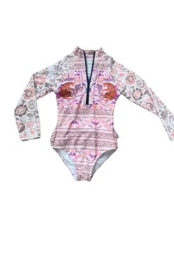 Kids Inknown Swim Mini Blake Surfsuit - Desert Bloom
