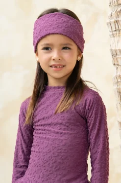 Kids Inknown Swim Mini Carmen Accessory - Textured Leopard Grape