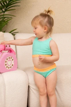 Kids Inknown Swim Mini Gia Bikini Set - Iced Aqua