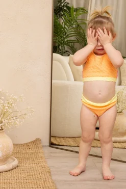 Kids Inknown Swim Mini Gia Bikini Set - Orange Sherbet