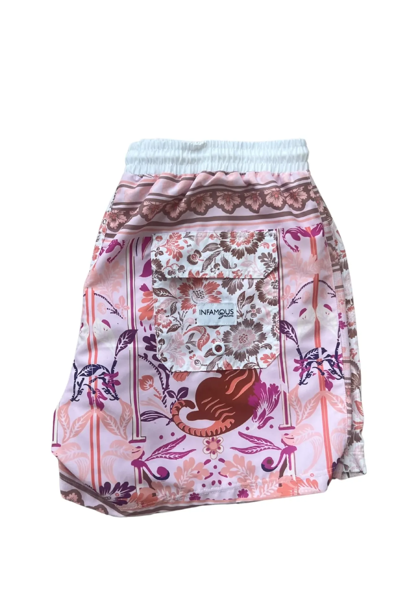 Kids Inknown Swim Mini Hank Board Shorts - Desert Bloom