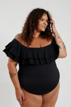 Inknown Swim Miranda 02 One Piece Curve - Black Runch