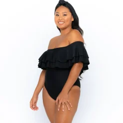 Inknown Swim Miranda One Piece - Black on Black