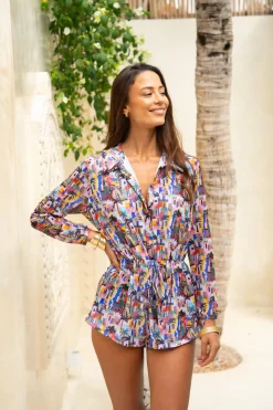 Inknown Swim Oceana Playsuit - Havana Day