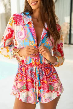 Inknown Swim Oceana Playsuit - Infamous Carnival