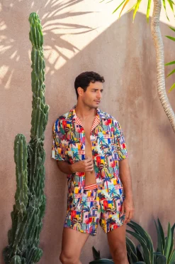 Inknown Swim Pat Shirt - Havana Day