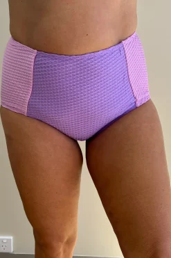 Inknown Swim Penelope Bikini Bottom - Lilac Crystal