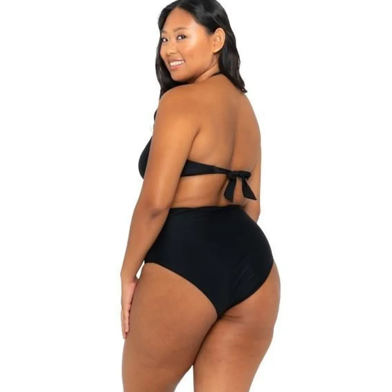 Inknown Swim Sadie Bikini Bottom - Black on Black
