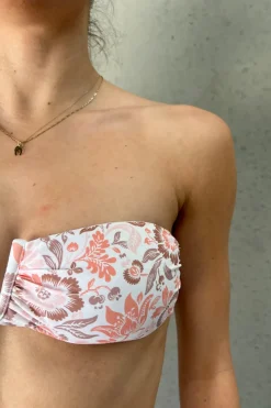 Inknown Swim Scarlett Bandeau Top - Desert Bloom