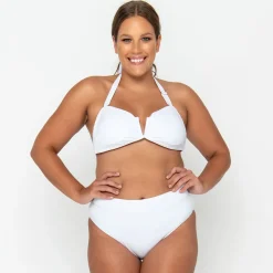 Inknown Swim Scarlett Bandeau Top - Fresh White